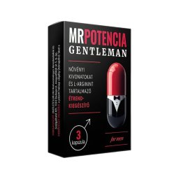 MrPotencia Gentleman - étrend kiegészítő kapszula férfiaknak (3db)