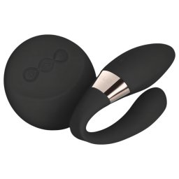 LELO Tiani Duo - akkus, szilikon párvibrátor pároknak (fekete)