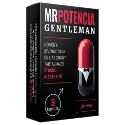 MrPotencia Gentleman - étrend-kiegészítő kapszula férfiaknak (3 db)
