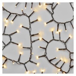 LED karácsonyi fényfüzér – süni, 12 m, kültéri és beltéri, meleg fehér, időzítő