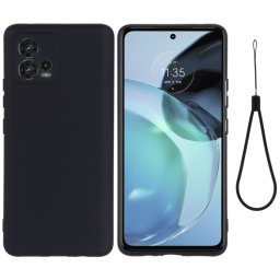 RUBBER Motorola Moto G72 védőburkolat fekete