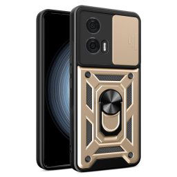 RING KAMERA Borító tartóval Motorola Edge 50 Fusion aranyhoz