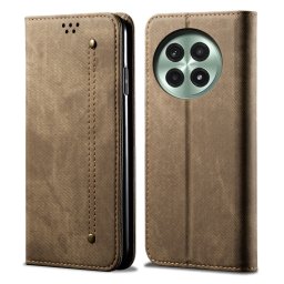 DENIM pénztárcahuzat OnePlus 13 5G-hoz szürkésbarna
