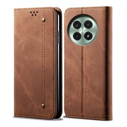DENIM Pénztárcahuzat OnePlus 13 5G barna színben