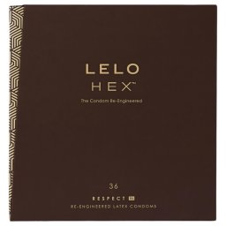 LELO Hex Respect XL - extra nagy méretű luxus óvszer (36 db)