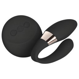 LELO Tiani Duo - akkus, szilikon párvibrátor pároknak (fekete)