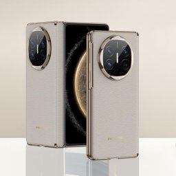 GKK LEATHER MAGSAFE Védőburkolat a Huawei Mate X6-hoz TITANIUM GREY