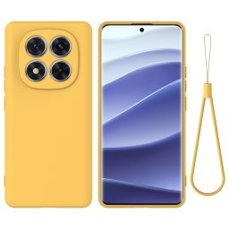 RUBBER Védőburkolat a Xiaomi-hoz Redmi Note 14 Pro+ 5G sárga