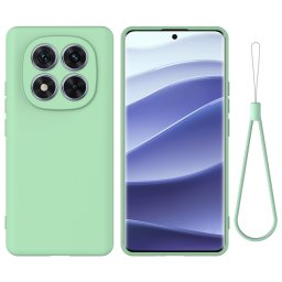 RUBBER Védőburkolat a Xiaomi-hoz Redmi Note 14 Pro 5G / Poco X7 zöld