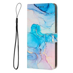 ART MARBLE Pénztárcahuzat a Xiaomi-hoz Redmi Note 14 Pro 5G / Poco X7 BLUE PINK