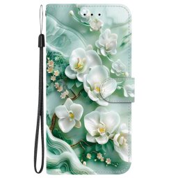 ART Pénztárcahuzat Infinix számára Hot 50 5G JADE FLOWERS