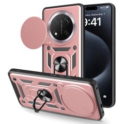 RING KAMERA Borító tartóval Honor Magic7 számára Lite 5G rózsaszín