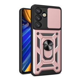 RING KAMERA Borító tartóval Samsung-hoz Galaxy S25 5G rózsaszín
