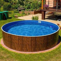 Mountfield Azuro Wood acélfalú medence, 550x120cm (Made in)
