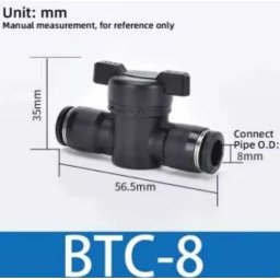 8mm-es Gyorcsatlakozós Csap Btc-8 (5902)