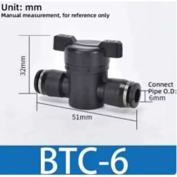 6mm-es Gyorcsatlakozós Csap Btc-6 (5903)