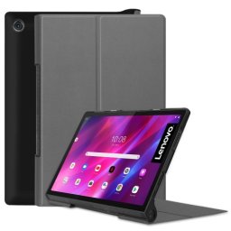 LEATHER Lenovo Yoga Tab 11 összecsukható huzat szürke