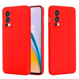 RUBBER Védőburkolat OnePlus Nord 2 5G piros