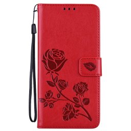 ART ROSE Wallet tok Xiaomi Poco M4 Pro piros