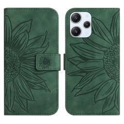 ART SUN FLOWER pénztárca tok pánttal Xiaomi Redmi 12 zöld