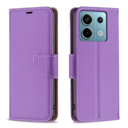 LITCHI Wallet tok Xiaomi Redmi Note 13 Pro lila