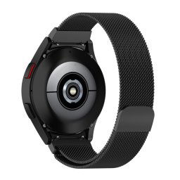MILANESE Fém szíj a Samsung Galaxyhoz Watch FE fekete