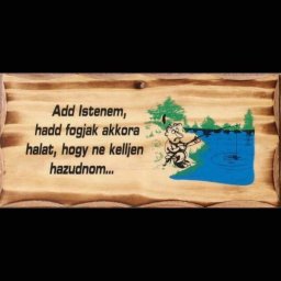 Add istenem - Tréfás fatábla