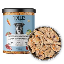 Fidelis főtt menü nyúl, rizs, sárgarépa és áfonya 400g