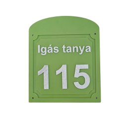 Egyedi Házszám tábla