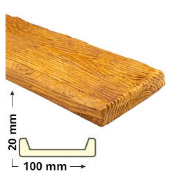 Elite Decor DecoWood Bükk-100 Modern poliuretán deszka panel (ET507) (K)