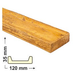 Elite Decor DecoWood Bükk-120 Modern poliuretán deszka panel (ET406) (K)