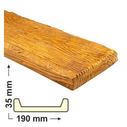 Elite Decor DecoWood Bükk-190 Modern poliuretán deszka panel (ET405) (K)