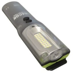 Nagy teljesítményű LED kézilámpa 10/3W, 6500K, 3,7V, 6600 mAh, Li-Ion, 1000/220lm, 3/9h, IP54