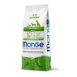 Monge Speciality Line All Breeds Adult Monoprotein száraz kutyatáp - nyúl, rizs és burgonya 12 kg