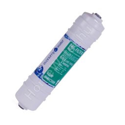Economy Water aktívszén előszűrő - MALE quick csatlakozós -10" x 2,5", In-Line - QM