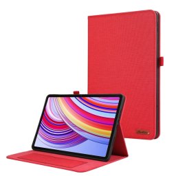 FABRIC Csuklós burkolat Xiaomi Redmi Pad Pro-hoz / Pad-hoz 5G-hoz piros