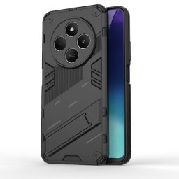 BIB Védőtok állvánnyal Xiaomi Redmi 14C-hez / Poco C75 fekete
