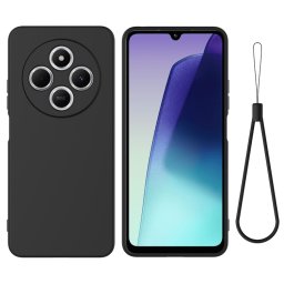 RUBBER Védőburkolat Xiaomi-hoz Redmi 14C / Poco C75 fekete