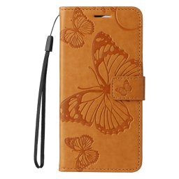 ART BUTTERFLY Tárcatok a Xiaomi-hoz Redmi Note14 5G sárga