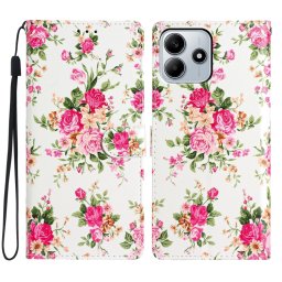 ART Tárcahuzat a Xiaomi-hoz Redmi Note 14 5G PEONIES