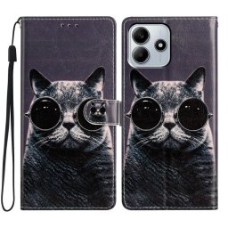 ART Tárcahuzat a Xiaomi-hoz Redmi Note 14 5G NAPSZEMÜVEG CAT
