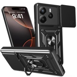 RING KAMERA Borító tartóval Xiaomi-hoz Redmi Note 14 5G fekete