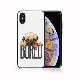 PROTEMIO MY ART Védőburkolat a Apple-hoz iPhone X / XS BORED (178)