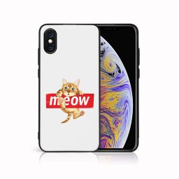 PROTEMIO MY ART Védőburkolat a Apple-hoz iPhone X / XS MEOW (183)