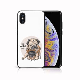 PROTEMIO MY ART Védőburkolat a Apple-hoz iPhone X / XS MORE COFFEE (184)