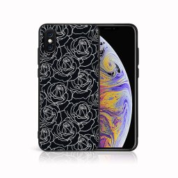 PROTEMIO MY ART Védőburkolat a Apple-hoz iPhone X / XS ROSES (172)
