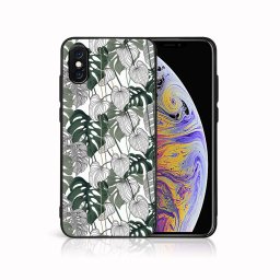 PROTEMIO MY ART Védőburkolat a Apple-hoz iPhone X / XS LEAF (175)