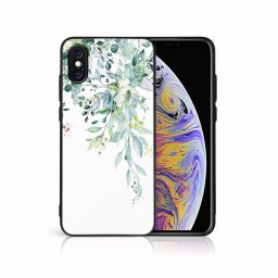 PROTEMIO MY ART Védőburkolat a Apple-hoz iPhone X / XS GREENERY (155)