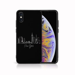 PROTEMIO MY ART Védőburkolat a Apple-hoz iPhone X / XS NEW YORK (207)