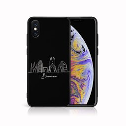 PROTEMIO MY ART Védőburkolat a Apple-hoz iPhone X / XS BARCELONA (213)